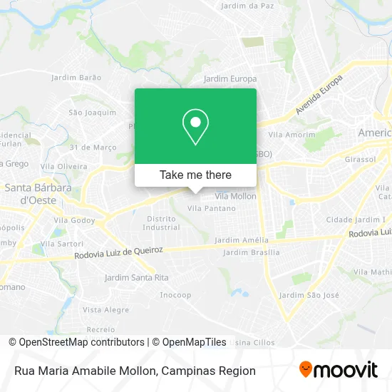 Rua Maria Amabile Mollon map