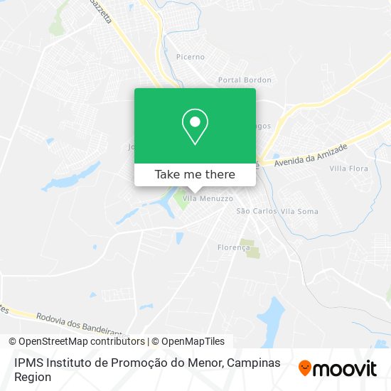 IPMS Instituto de Promoção do Menor map
