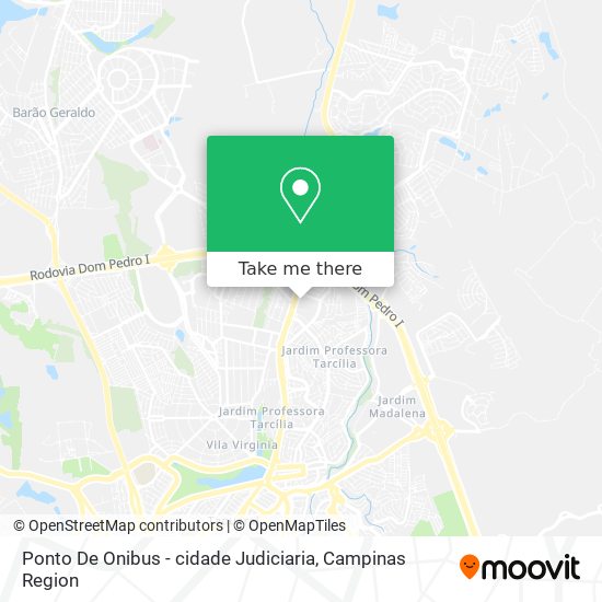 Ponto De Onibus - cidade Judiciaria map