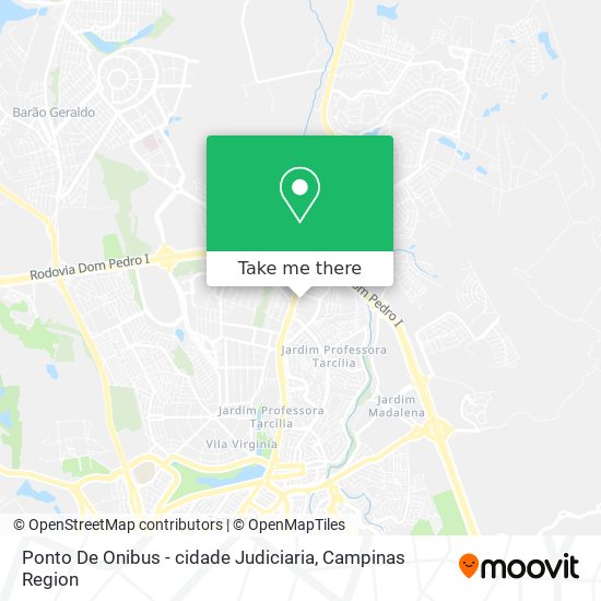 Mapa Ponto De Onibus - cidade Judiciaria