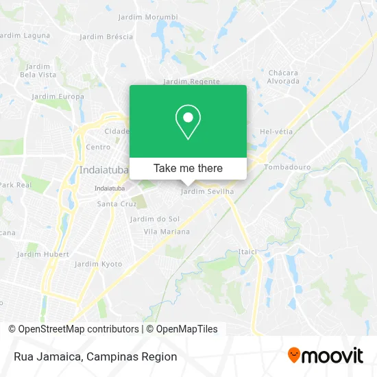 Rua Jamaica map