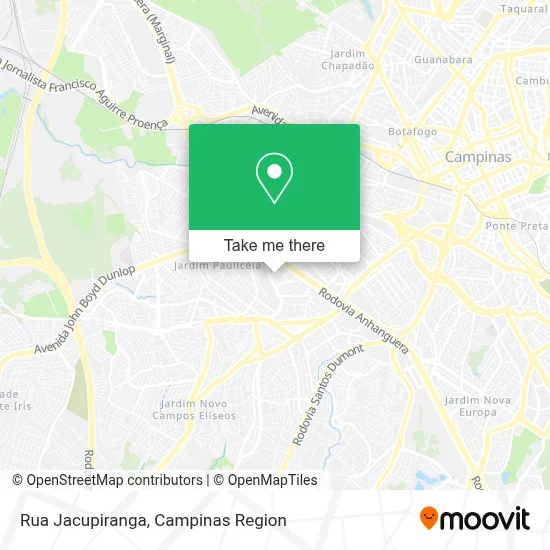 Rua Jacupiranga map