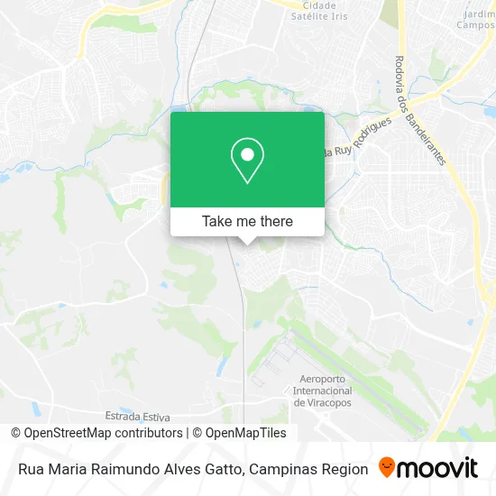 Rua Maria Raimundo Alves Gatto map