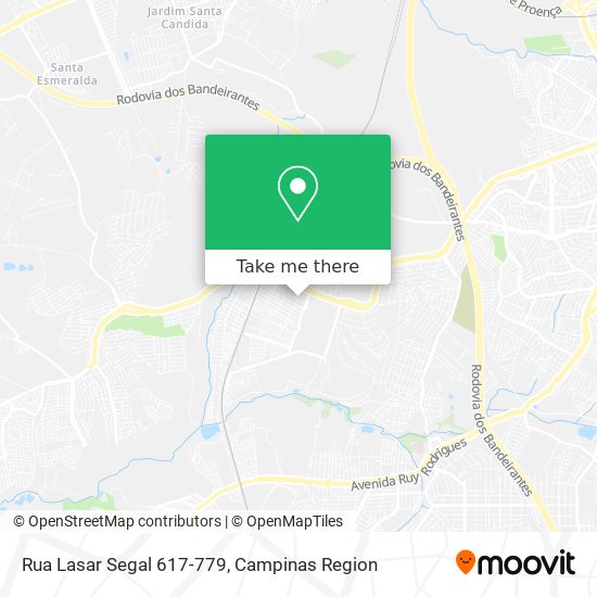 Rua Lasar Segal 617-779 map