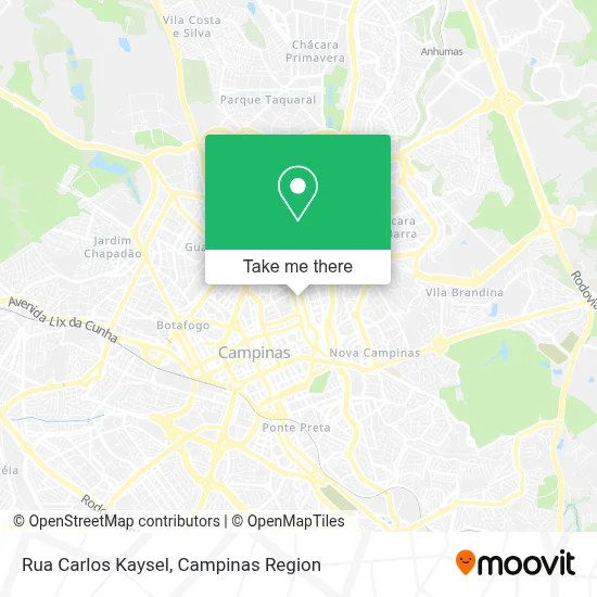 Rua Carlos Kaysel map