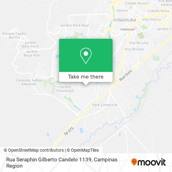 Rua Seraphin Gilberto Candelo 1139 map
