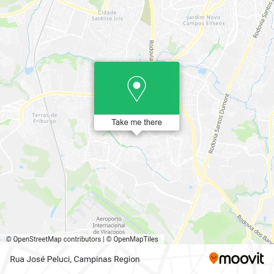 Rua José Peluci map