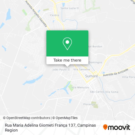 Rua Maria Adelina Giometi França 137 map