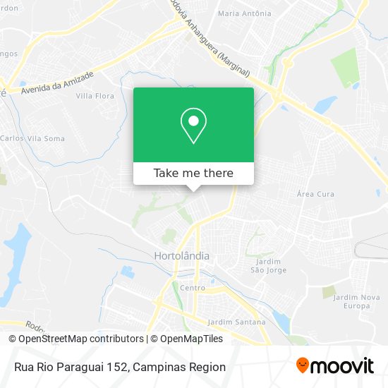 Rua Rio Paraguai 152 map