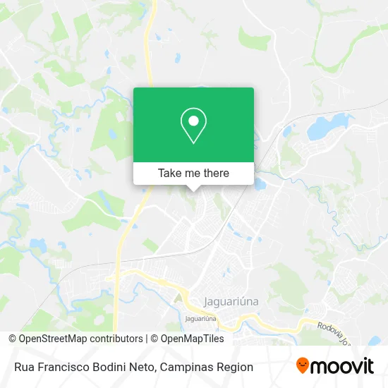 Rua Francisco Bodini Neto map