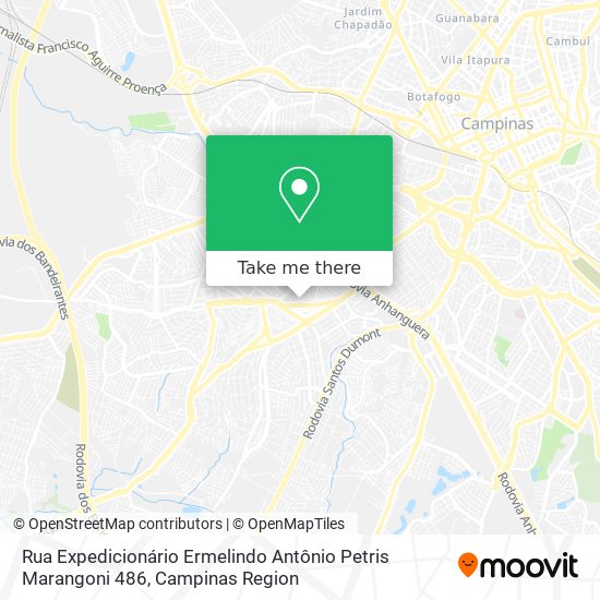 Mapa Rua Expedicionário Ermelindo Antônio Petris Marangoni 486