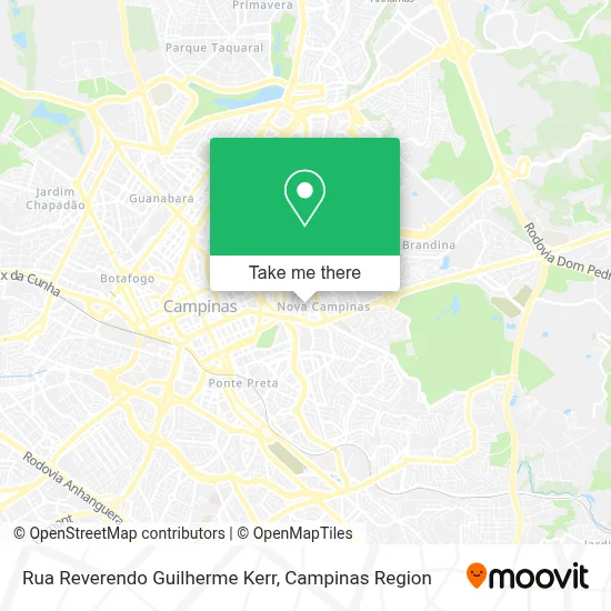 Rua Reverendo Guilherme Kerr map