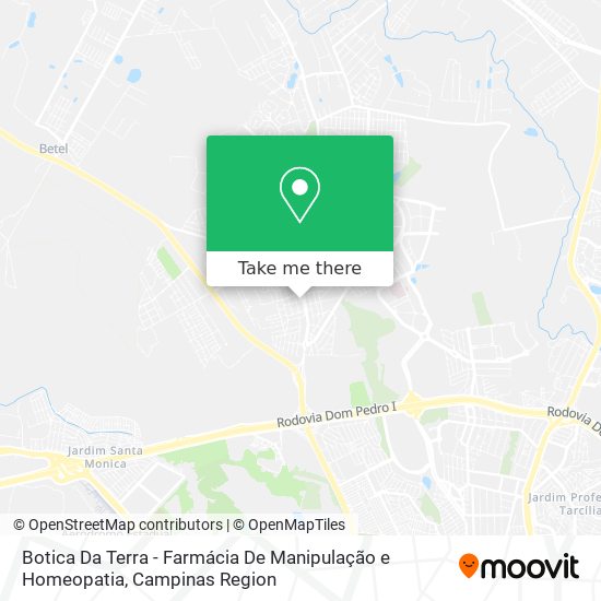 Botica Da Terra - Farmácia De Manipulação e Homeopatia map