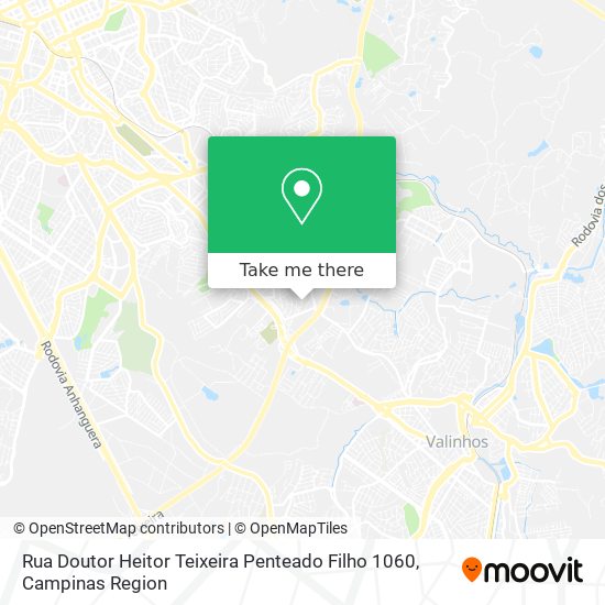 Mapa Rua Doutor Heitor Teixeira Penteado Filho 1060