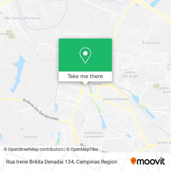 Rua Irene Brêda Denadai 134 map