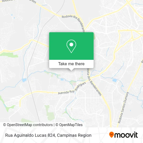 Rua Aguinaldo Lucas 824 map