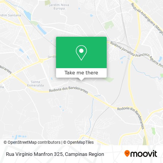 Rua Virgínio Manfron 325 map
