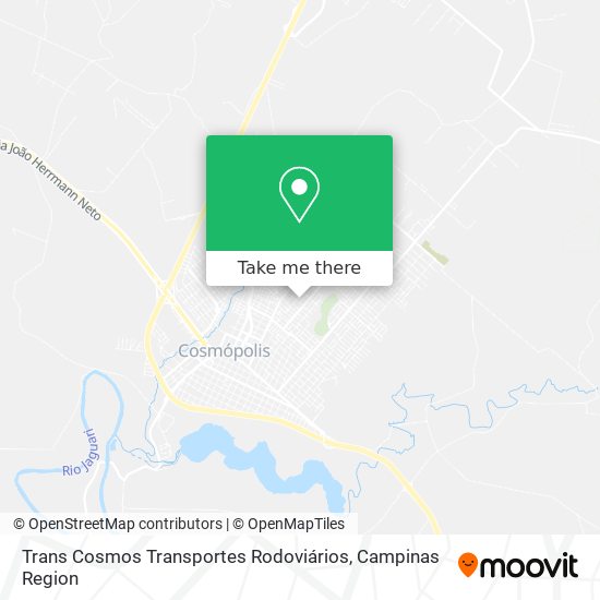 Trans Cosmos Transportes Rodoviários map