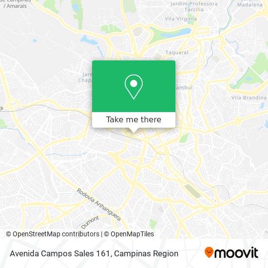 Mapa Avenida Campos Sales 161