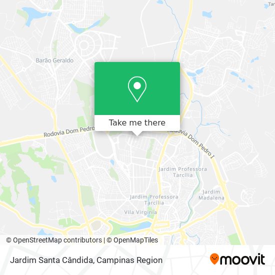 Jardim Santa Cândida map