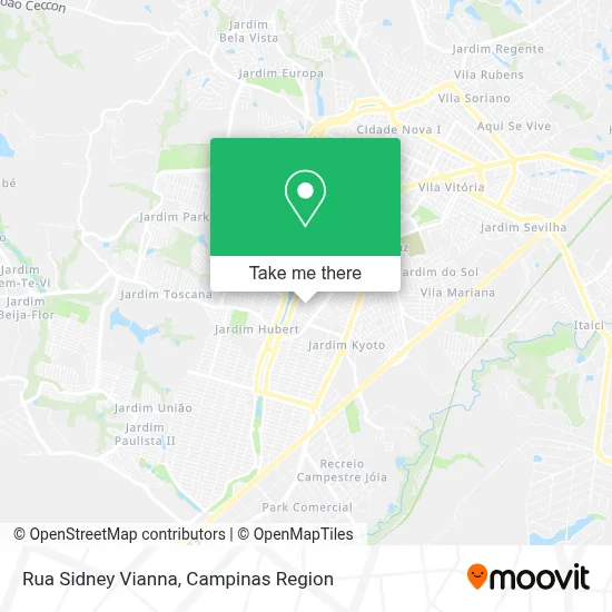 Rua Sidney Vianna map