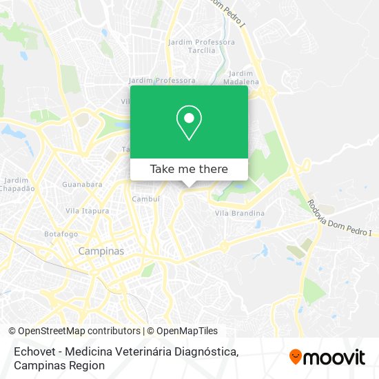 Mapa Echovet - Medicina Veterinária Diagnóstica