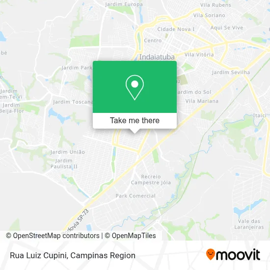 Rua Luiz Cupini map