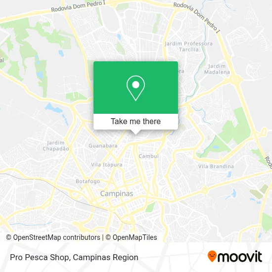Pro Pesca Shop map