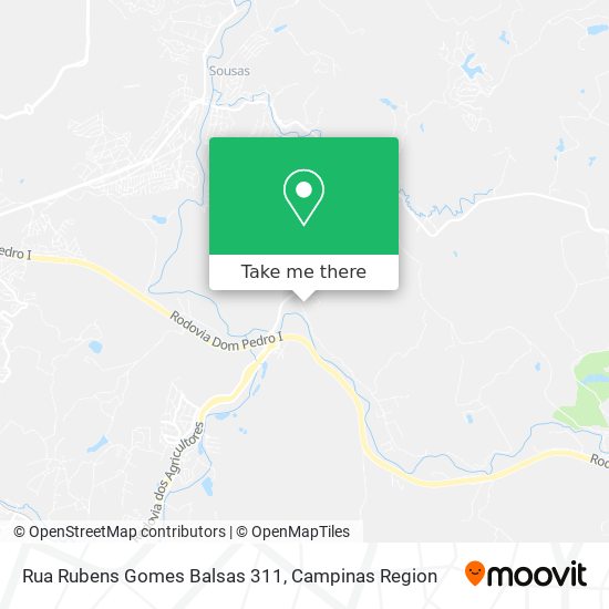 Mapa Rua Rubens Gomes Balsas 311
