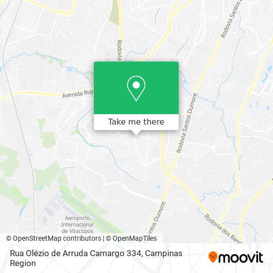 Rua Olézio de Arruda Camargo 334 map