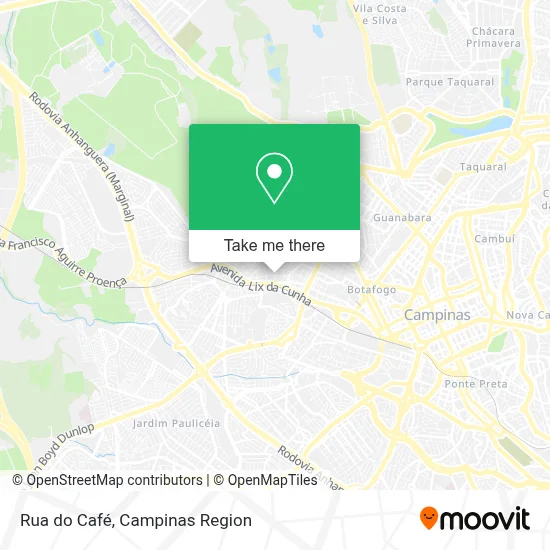 Rua do Café map