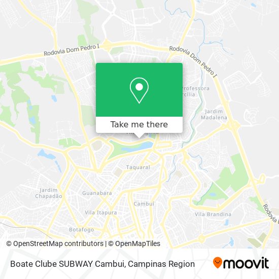 Boate Clube SUBWAY Cambui map