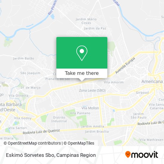 Eskimó Sorvetes Sbo map