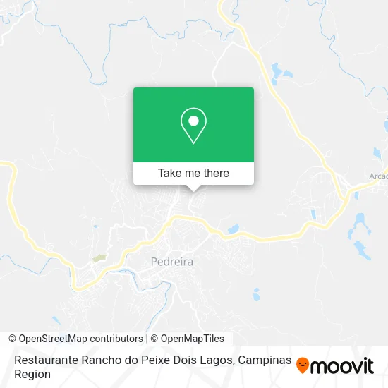 Restaurante Rancho do Peixe Dois Lagos map