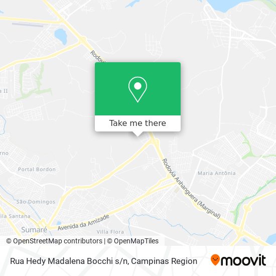 Rua Hedy Madalena Bocchi s/n map