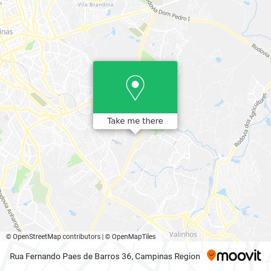 Rua Fernando Paes de Barros 36 map