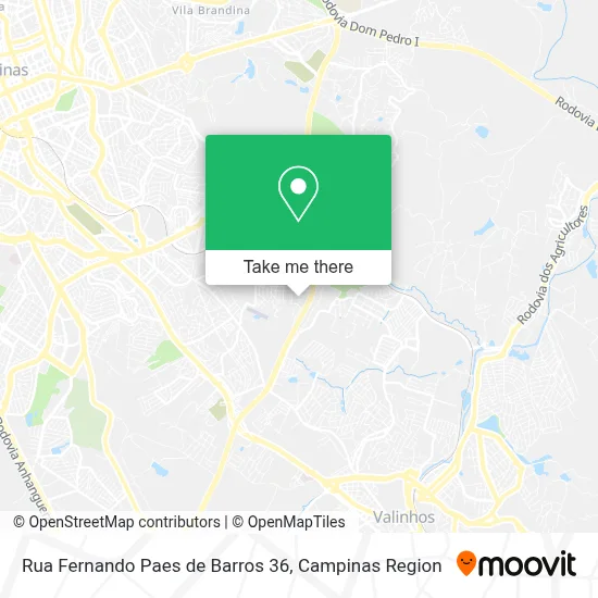 Rua Fernando Paes de Barros 36 map