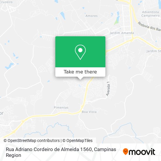 Rua Adriano Cordeiro de Almeida 1560 map