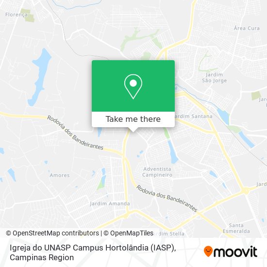 Igreja do UNASP Campus Hortolândia (IASP) map