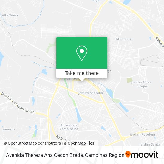 Avenida Thereza Ana Cecon Breda map