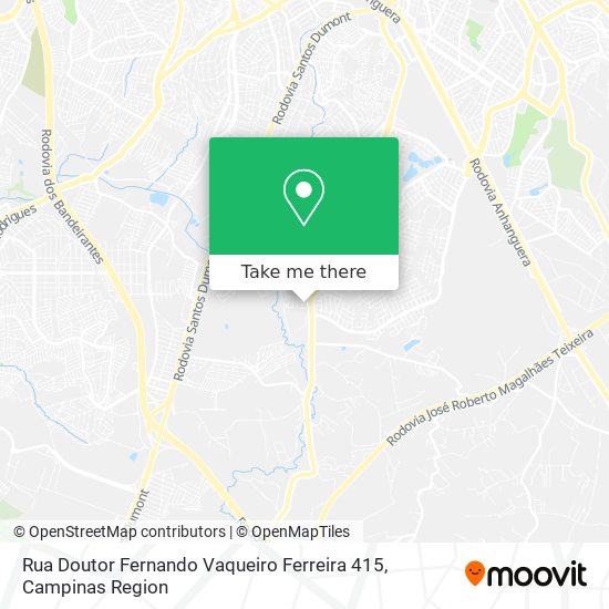 Rua Doutor Fernando Vaqueiro Ferreira 415 map
