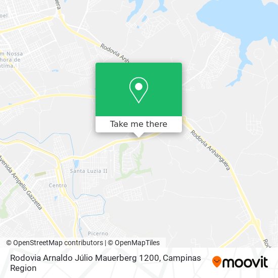 Rodovia Arnaldo Júlio Mauerberg 1200 map