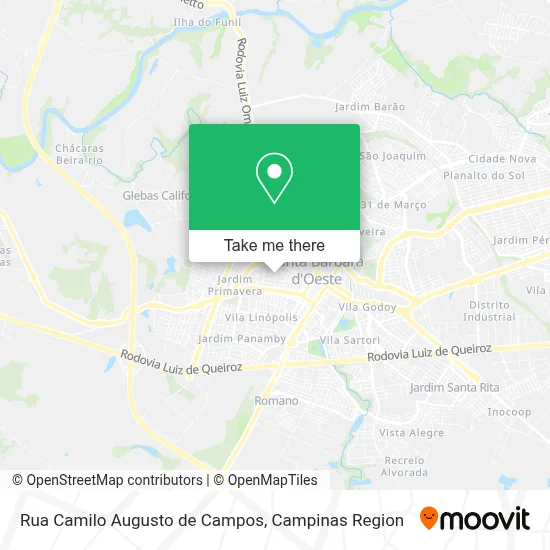 Rua Camilo Augusto de Campos map