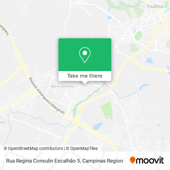 Mapa Rua Regina Consulin Escalhão 5