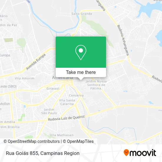 Rua Goiás 855 map