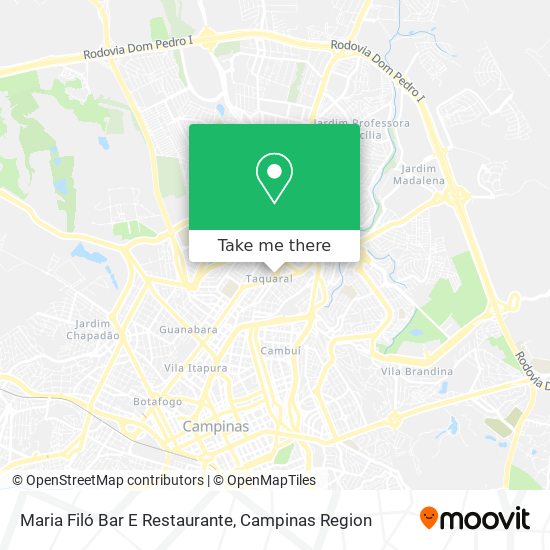 Maria Filó Bar E Restaurante map