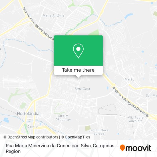 Rua Maria Minervina da Conceição Silva map