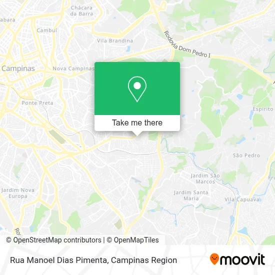 Rua Manoel Dias Pimenta map
