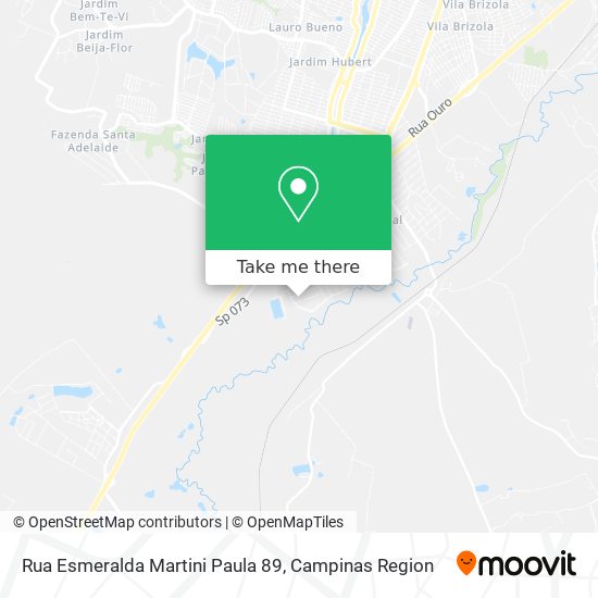 Rua Esmeralda Martini Paula 89 map