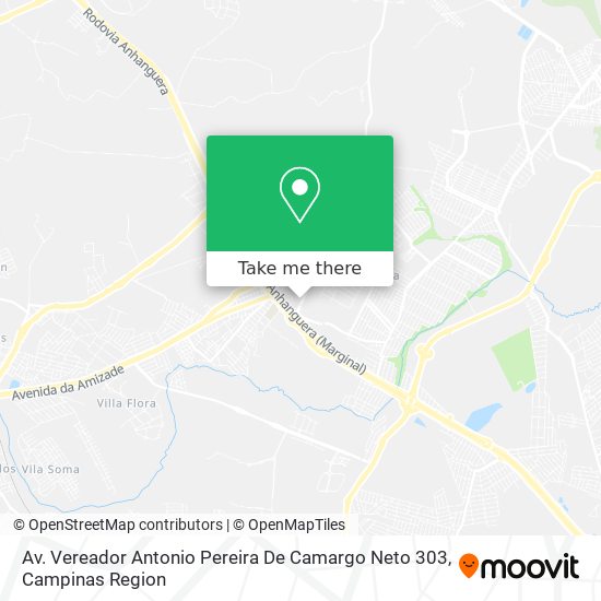 Av. Vereador Antonio Pereira De Camargo Neto 303 map
